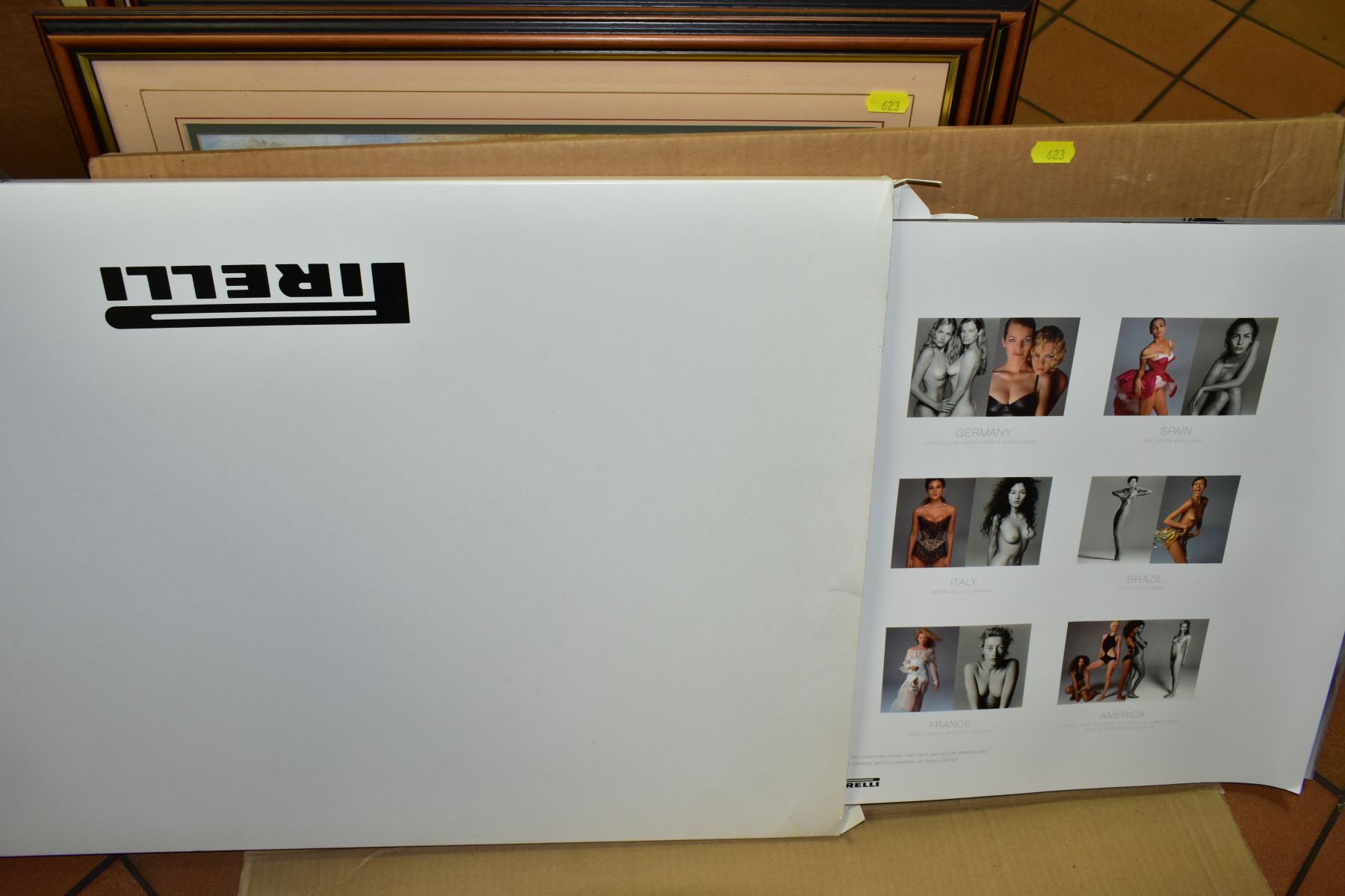 TWO PIRELLI CALENDARS, 1994 and 1997, both appear complete but 1997 version has some minor - Image 7 of 7