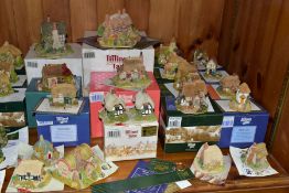 THIRTY EIGHT LILLIPUT LANE SCULPTURES, mostly boxed and with deeds unless mentioned, from various