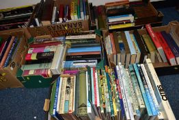 SEVEN BOXES OF BOOKS, a collection of approximately 190 hardback titles, subjects include art,