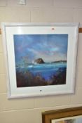 WENDY MCBRIDE (BRITISH CONTEMPORARY) 'HELL BAY, BRYHER', a Scilly Isles coastal landscape, signed,