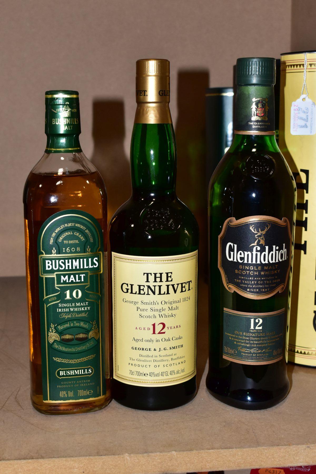 SINGLE MALT, three bottles comprising one bottle of The Glenlivet Pure Single Malt Scotch Whisky - Image 2 of 2