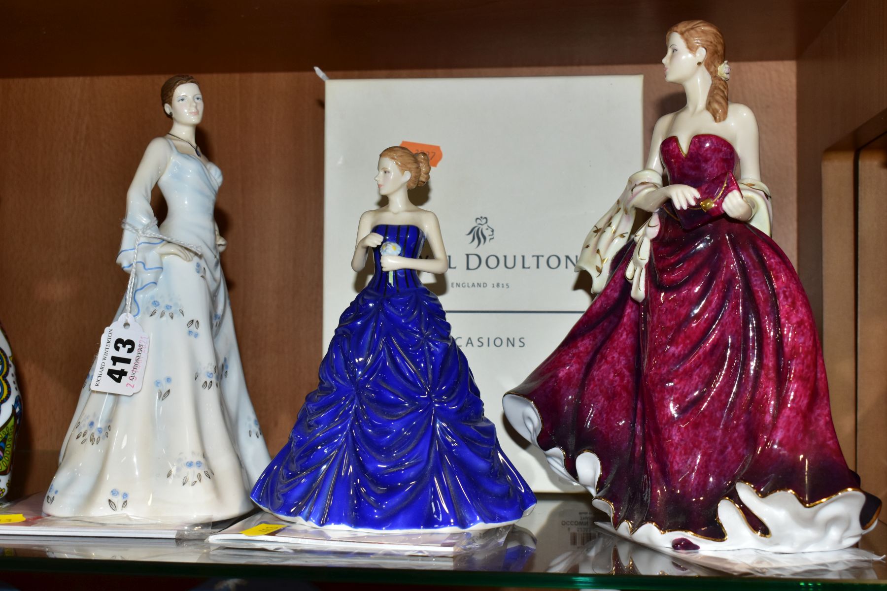 THREE BOXED ROYAL DOULTON PRETTY LADIES FIGURES, comprising '25 Anniversary Celebration - Silver' - Image 2 of 7