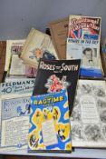 SHEET MUSIC AND A BIBLE, a large collection of classical, popular and dance scores from the 19th -