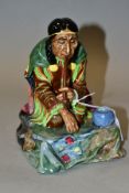 A ROYAL DOULTON FIGURE 'CALUMET' HN1689, painted and printed marks, the underside heavily crazed and