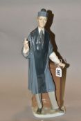 A LLADRO FIGURE THE BARRISTER FROM THE PROFESSIONS COLLECTION, No 4908, designed by Salvador