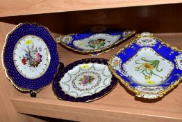 A HANDPAINTED ROYAL WORCESTER CABINET PLATE DATED 1903, diameter approximate 22.5cm, together with