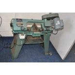 AN ALPINE RF115 VINTAGE METAL CUTTING BAND SAW 100cm wide 96cm high with a 64 1/2ins x 1/2ins