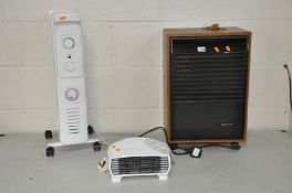 AN EBAC HOMEDRY DEHUMIDIFIER, a Glen Fan heater and a Kingfisher Oil filled Electric Radiator (3)