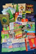 A COLLECTION OF INTERNATIONAL AND CUP FINAL PROGRAMMES, to include F.A and League Cup Final,
