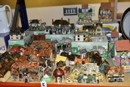 A COLLECTION OF BOXED AND LOOSE 'BRITAIN IN MINIATURE' TEY POTTERY BUILDINGS, boxed models