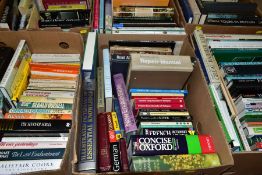 BOOKS, six boxes containing approximately one hundred and sixty five titles, some large format,