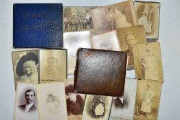 PHOTOGRAPHS & AUTOGRAPHS, two albums and loose containing a large collection of autographs, some