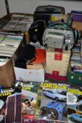 FIVE BOXES AND LOOSE MISCELLANEOUS ITEMS, to include two boxes of 'Classic and Sportcar' and '