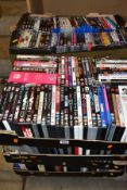 ELEVEN BOXES OF VARIOUS DVDS, 'Only Fools and Horses', Norman Wisdom collection, Jennifer Aniston