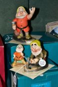 TWO BOXED WALT DISNEY CLASSICS COLLECTION SNOW WHITE AND THE SEVEN DWARFS FIGURES, 'To Get Rich