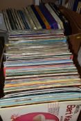 TWO TRAYS CONTAINING MOSTLY JAZZ AND EASY LISTENING LP'S including Glenn Miller, Jim Reeves, Harry