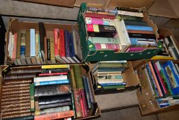 EIGHT BOXES OF BOOKS TO INCLUDE FOLIO SOCIETY, a collection of fifteen titles and one duplicate