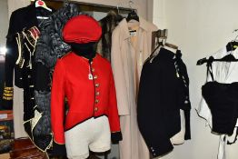 MILITARY UNIFORMS AND CLOTHING, to include a women's Royal Corps of Signals mess jacket - no labels,