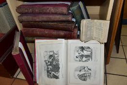 VICTORIAN/EDWARDIAN PUBLICATIONS comprising pictures from Punch Volumes 1 & 2 published by