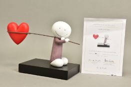 DOUG HYDE (BRITISH 1972) 'CAUGHT UP IN LOVE' a limited edition sculpture of a female figure with a