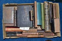BOOKS, approximately thirty antiquarian religious titles, some dating back to the early 1700's,