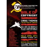 COPY RIGHTS - The Craig Thomas Bibliography, Rat Trap (1976, Firefox (1977), Wolfsbane (1978),