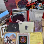 A TRAY CONTAINING APPROXIMATELY FORTY LPs including twelve sealed, others include The Sex Pistols,