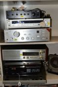 AUDIO EQUIPMENT comprising a Sony audio current transfer stereo amplifier TA-AX500, Sony CD player