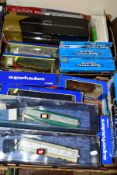 TWO BOXES VARIOUS BOXED DIE-CAST TRUCKERS, to include Corgi Modern Trucks 'Leyland-DAF Tanker -