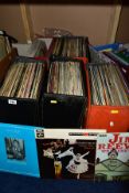SIX LP CASES CONTAINING CLASSICAL AND EASY LISTENING LPS AND 78S