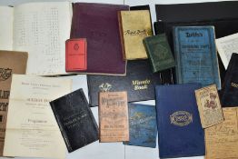 DIARIES, a collection of Edwardian - early 20th Century diaries, journals and notebooks, some