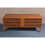 A THORN ULTRA 6336 RADIOGRAM, circa 1970's, teak and teak laminate finish, approximate height 54cm x