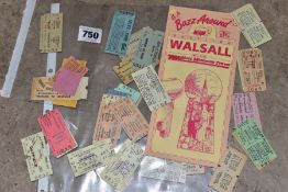 A QUANTITY OF ASSORTED TRAIN AND BUS/TRAM TICKETS, to include a number of assorted L.M.S, G.W.R