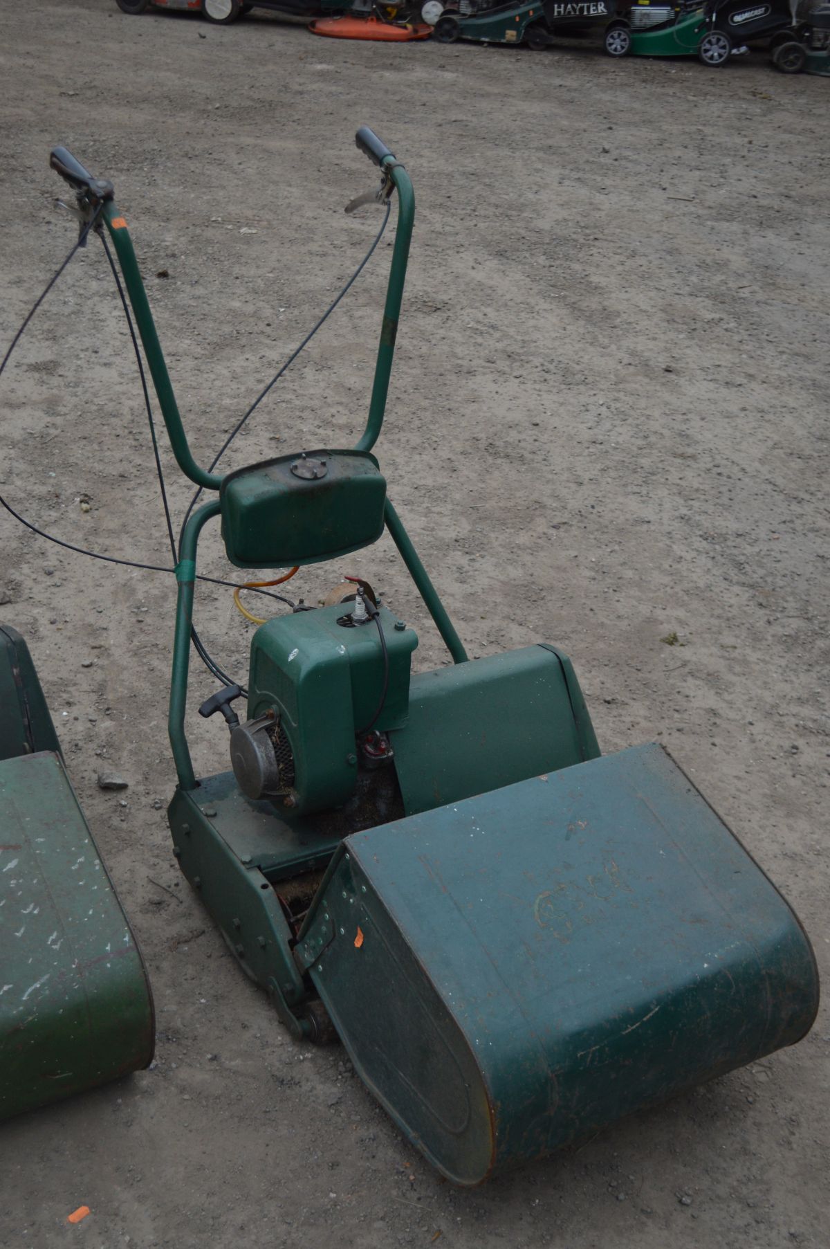 TWO ATCO PETROL 17 INCH CYLINDER LAWNMOWERS, with grassboxes - Image 2 of 3