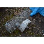 THREE ALUMINIUM RODENT TRAPS