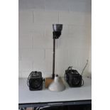 TWO RANK STRAND MODEL 833 VINTAGE STAGE LIGHTS (untested due to round pin plugs), a partial