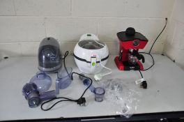 A TEFAL ACTIFRY, a Vonshef coffee maker and a Visor Natural Processor (all PAT pass and working ),