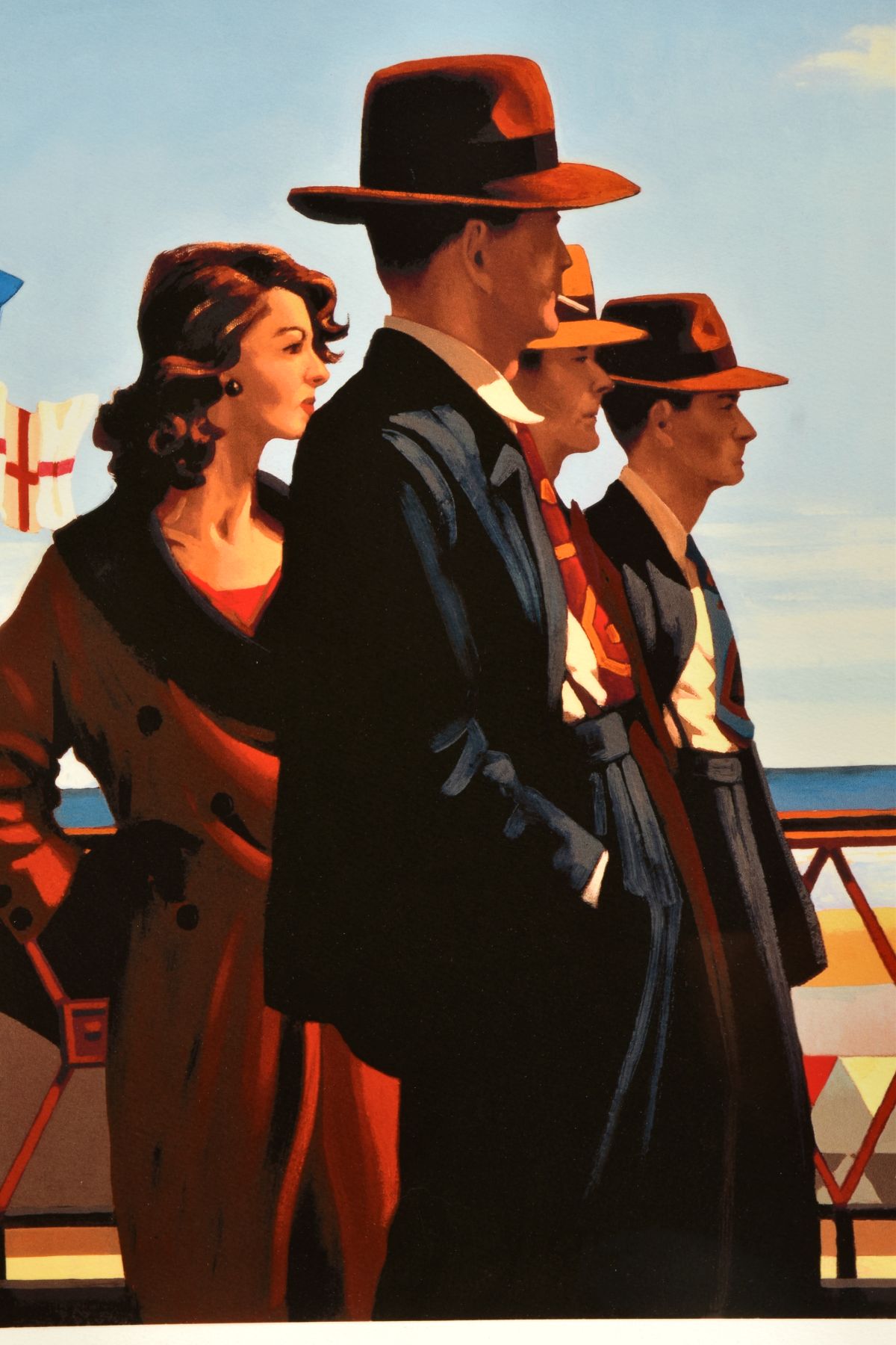 JACK VETTRIANO (SCOTTISH 1951) 'DEFENDERS OF VIRTUE', a limited edition print 56/295, three males - Image 6 of 12