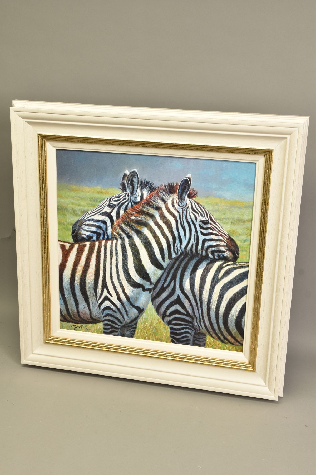 TONY FORREST (BRITISH 1961) 'NEAREST AND DEAREST', an artist proof print of zebras 2/20, signed - Image 7 of 12