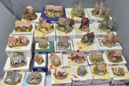 TWENTY SIX BOXED LILLIPUT LANE SCULPTURES, all with deeds, comprising twenty two from Midlands