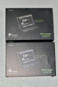 TWO BOXED HTC ADVANTAGE X7510, both contain screen, keypad, soft case and leather case, cable and