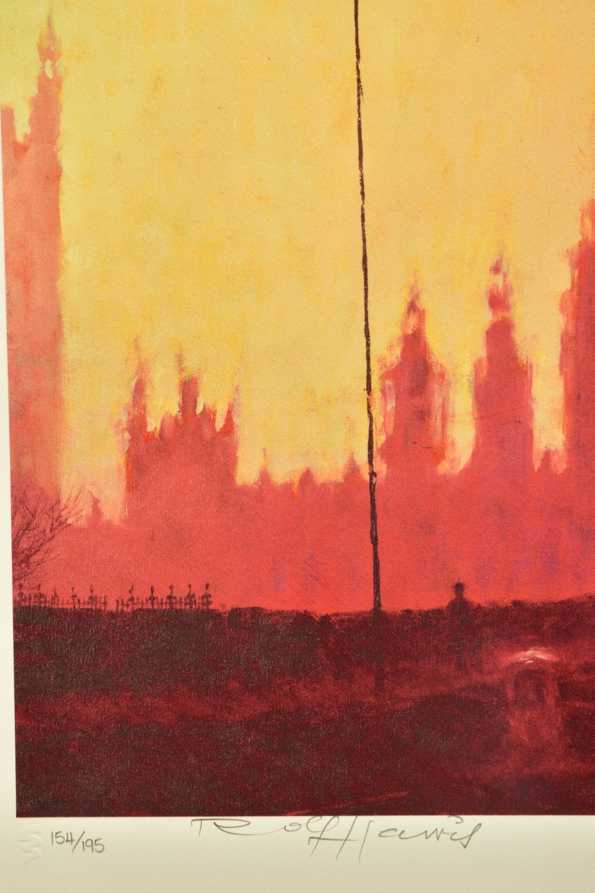 ROLF HARRIS (AUSTRALIAN 1930) 'FIFTIES RUSH HOUR, a limited edition print of nostalgic London 154/ - Image 6 of 22