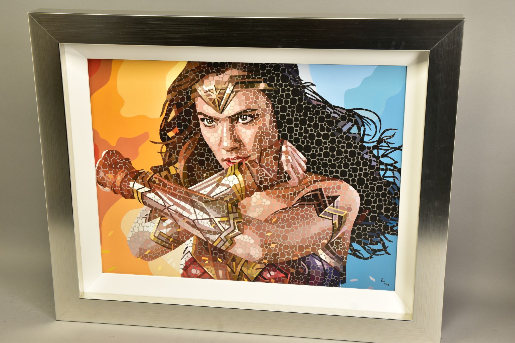 PAUL NORMANSELL (BRITISH 1978) 'THE TIME IS NOW', a limited edition print of Gal Gadot as Wonder - Image 10 of 14
