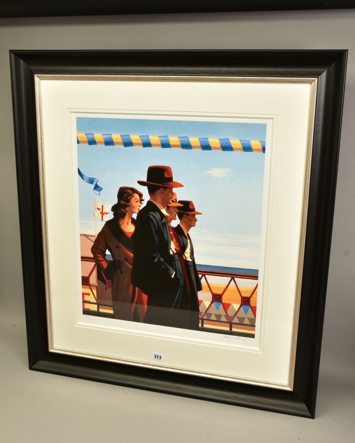 JACK VETTRIANO (SCOTTISH 1951) 'DEFENDERS OF VIRTUE', a limited edition print 56/295, three males - Image 10 of 12