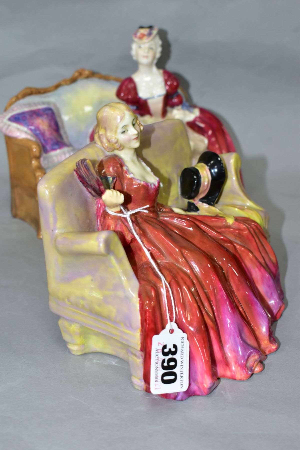 TWO ROYAL DOULTON FIGURES, 'Sweet and Twenty' HN1298 and 'Belle O'The Ball' HN1997 (2) ( - Image 3 of 12