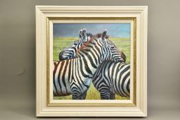 TONY FORREST (BRITISH 1961) 'NEAREST AND DEAREST', an artist proof print of zebras 2/20, signed