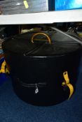 A SET OF HARDCASE MOULDED PLASTIC DRUM CASES comprising 13,14,16,22 and 14inch snare (4)