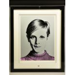 NUALA MULLIGAN (BRITISH CONTEMPORARY) 'COVER GIRL', a limited edition print of 1960's icon Twiggy