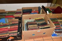 BOOKS, a large collection of approximately 200 titles in six boxes, the collection comprises of many