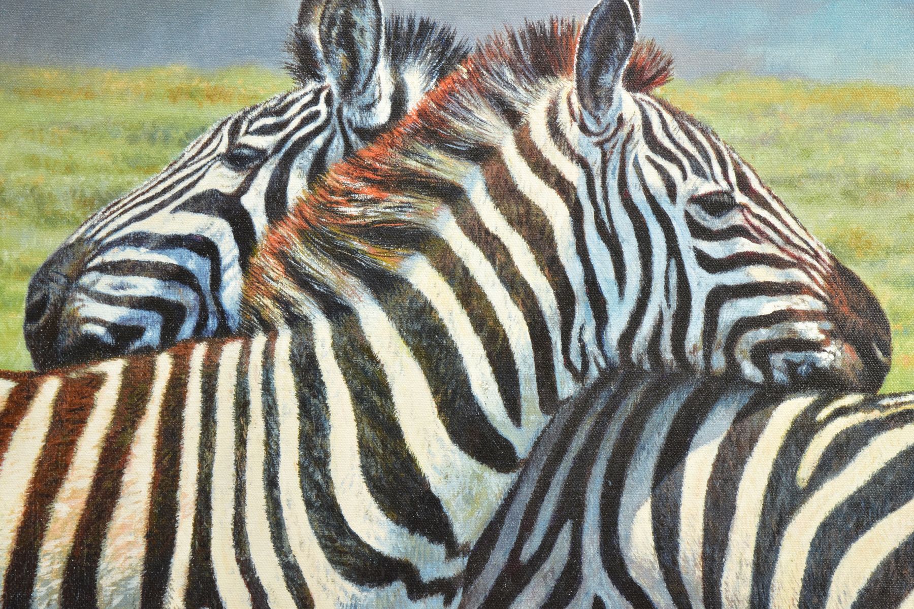 TONY FORREST (BRITISH 1961) 'NEAREST AND DEAREST', an artist proof print of zebras 2/20, signed - Image 4 of 12